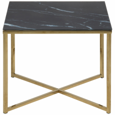 Odkladací stolík Alisma, 50 cm, čierna - 5