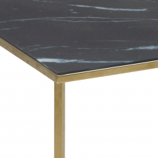 Odkladací stolík Alisma, 50 cm, čierna - 7