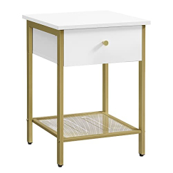 Odkladací stolík Ben, 55 cm, biela