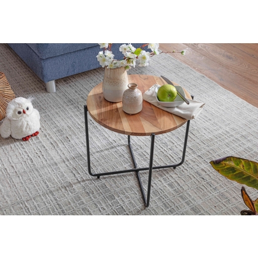 Odkladací stolík Cant, 42 cm, agát - 1
