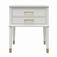 Odkladací stolík Claude, 60 cm, biela