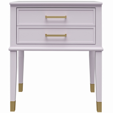 Odkladací stolík Claude, 60 cm, fialová - 2
