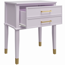 Odkladací stolík Claude, 60 cm, fialová - 3