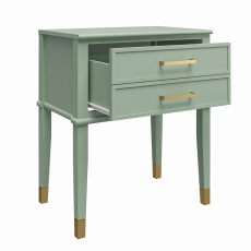 Odkladací stolík Claude, 60 cm, zelená - 1