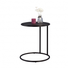 Odkladací stolík Dexter, 45 cm, čierna - 1
