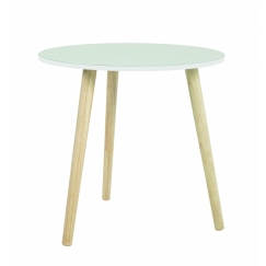 Odkladací stolík Dillton, 47 cm, biela
