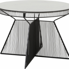 Odkladací stolík Emry, 77 cm, čierna - 1