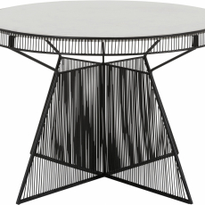 Odkladací stolík Emry, 77 cm, čierna - 2