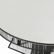 Odkladací stolík Emry, 77 cm, čierna - 3