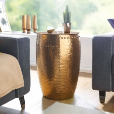 Odkladací stolík Fio, 62 cm, zlatá - 4