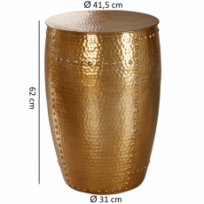 Odkladací stolík Fio, 62 cm, zlatá - 3