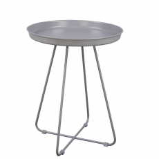 Odkladací stolík Foden, 42 cm, sivá - 1