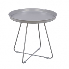 Odkladací stolík Foden, 50 cm, sivá - 1