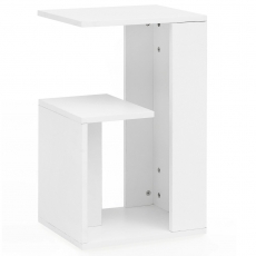 Odkladací stolík Gala, 61 cm, biela - 1
