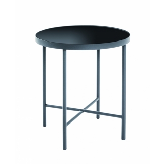 Odkladací stolík Gery, 47 cm, čierna
