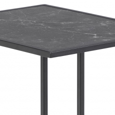 Odkladací stolík Infinity, 63 cm, čierna - 2