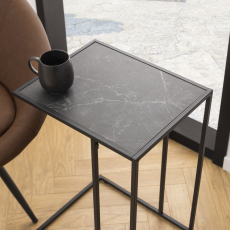 Odkladací stolík Infinity, 63 cm, čierna - 6