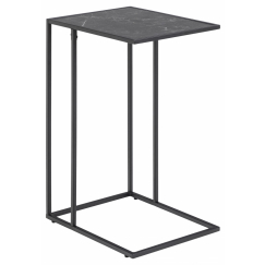 Odkladací stolík Infinity, 63 cm, čierna