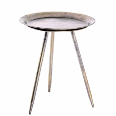 Odkladací stolík Jenov, 47 cm, bronzová - 1