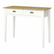 Odkládací stolík Leander, 95 cm, biela - 1