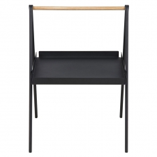 Odkladací stolík Lopes obdĺžnik, 50 cm, čierna - 2