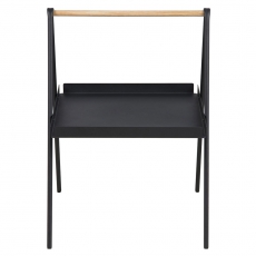 Odkladací stolík Lopes obdĺžnik, 50 cm, čierna - 2