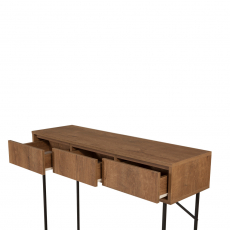 Odkladací stolík Mia, 90 cm, orech - 4