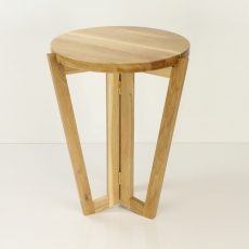 Odkladací stolík Mollen, 45 cm, dub - 2
