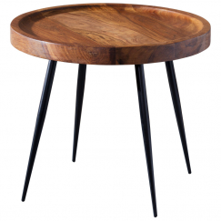 Odkladací stolík Nerve, 40 cm, sheesham