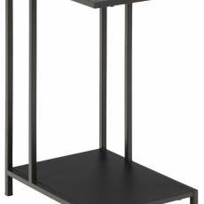 Odkladací stolík Newcastle, 60 cm, čierna - 1
