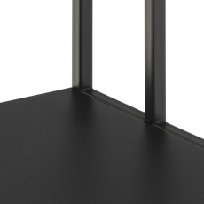 Odkladací stolík Newcastle, 60 cm, čierna - 7