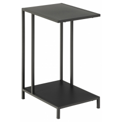 Odkladací stolík Newcastle, 60 cm, čierna