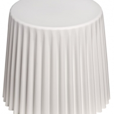 Odkladací stolík Prop, 47 cm, biela - 1