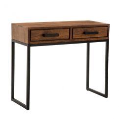 Odkladací stolík Puna, 90 cm, masív sheesham