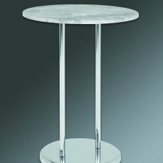 Odkladací stolík Raymond, 55 cm, betón / chróm - 2