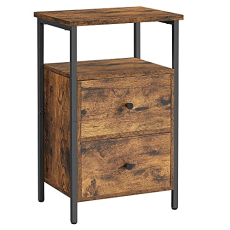 Odkladací stolík Roger, 60 cm, hnedá - 1