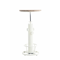Odkladací stolík Ruhr, 60 cm, biela