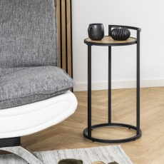 Odkladací stolík Seaford, 65 cm, dub - 2