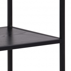 Odkladací stolík Seaford, 79 cm, čierna - 5