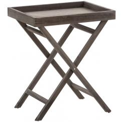Odkladací stolík Simone, 61 cm, hnedá