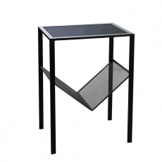 Odkladací stolík so stojanom na časopisy Magazine, 45 cm - 1
