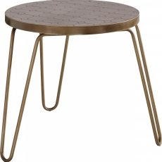 Odkladací stolík Stephanie, 50 cm, medená - 4