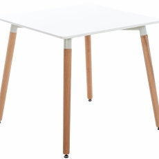 Odkladací stolík Viborg, 80 cm, biela - 1