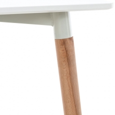 Odkladací stolík Viborg, 80 cm, biela - 4
