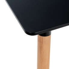 Odkladací stolík Viborg, 80 cm, čierna - 3