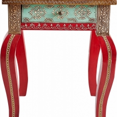 Odkladací stolík Vite, 53 cm, červená - 5