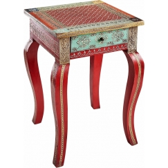 Odkladací stolík Vite, 53 cm, červená
