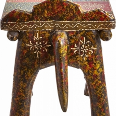 Odkladací stolík Vite, 58 cm, hnedá - 4