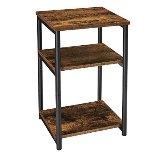 Odkladací stolík Wilhelm, 58 cm, hnedá - 1