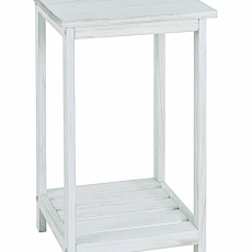 Odkladací stolík Yuri, 59 cm, biela - 1